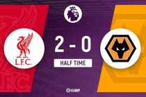 半场-利物浦2-0狼队 维尔茨首球赫拉芬贝赫破门埃基蒂克中柱+助攻