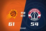 半场战报-太阳领先奇才7分 狄龙&布克各自12中4 特雷·约翰逊18分