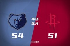 半场战报-火箭落后灰熊3分 申京7中7 杜兰特12+7 谢泼德10中2