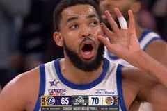 起势了！唐斯篮下连续二次进攻得手 尼克斯反超领先湖人