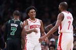 西部第4VS东部第3！ESPN预测明日胜率：火箭57% 凯尔特人43%
