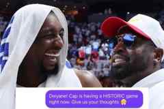 韦德：阿德巴约83分！！！！？？？给我的小兄弟Respect！