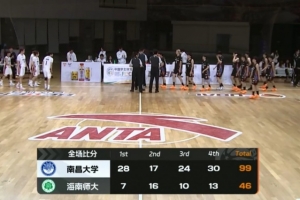 ?CUBAL女篮-南昌大学7人上双&53分大胜海南师大晋级8强！